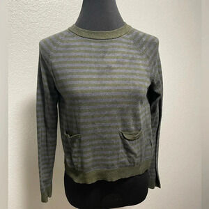 Anthropologie Charlie and Robin striped open-back sweater in Size XS